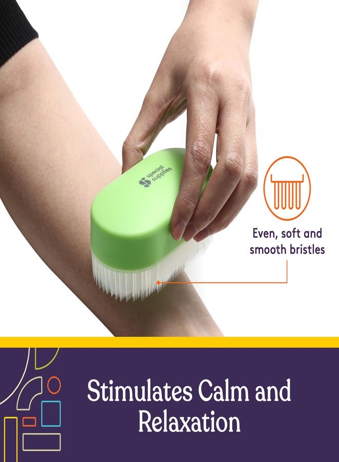 Special Supplies Sensory Brush Therapressure Therapy Brush for Occupational and Sensory Brushing, 6 Pack, Stimulating and Calming Tools for Kids and Adults, Soft Flexible Bristles, Latex Free - Image 4